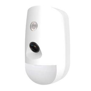 Hikvision DS-PDPC12P-EG2-WE Wireless PIR-Camera Detector, Polarized IR Lens, White